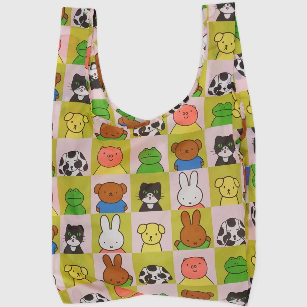 NWT BAGGU x Miffy Reusable Bag - Standard - Miffy and Friends